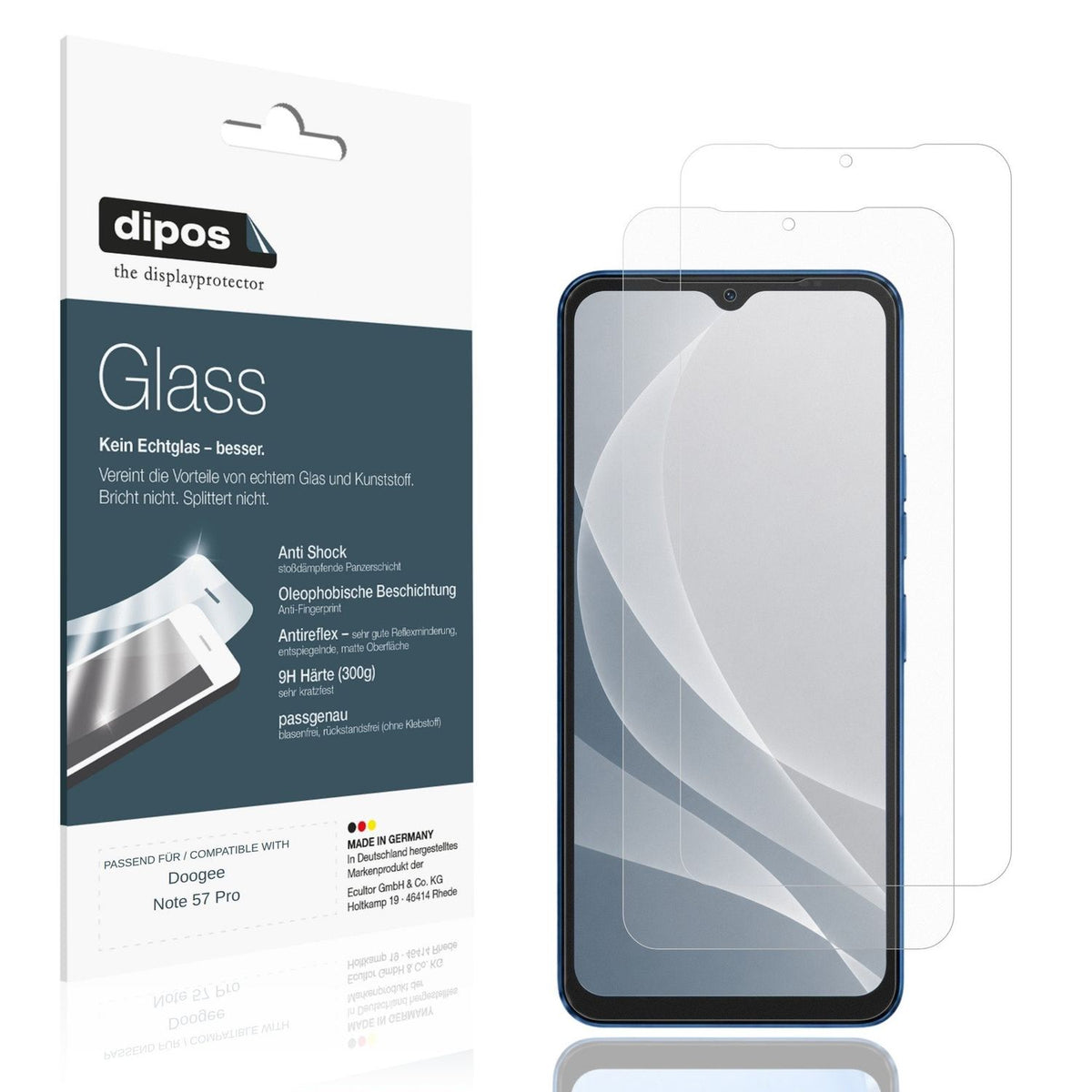 Displayschutz hergestellt in Deutschland, höchste Qualität made in Germany
