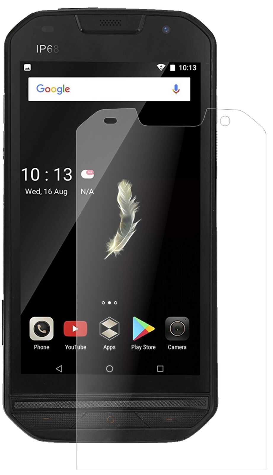 Matte Displayschutzfolie von dipos passend für Doogee S30, 9H kratzfest und blasenfrei montiert