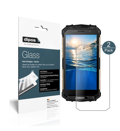 Matte Displayschutzfolie von dipos passend für Doogee S60, 9H kratzfest und blasenfrei montiert