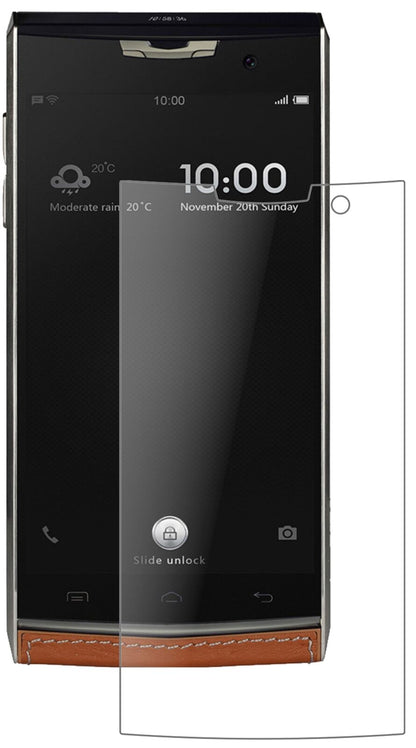 Matte Displayschutzfolie von dipos passend für Doogee T3, 9H kratzfest und blasenfrei montiert
