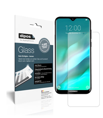 Matte Displayschutzfolie von dipos passend für Doogee X90, 9H kratzfest und blasenfrei montiert