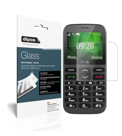 Matte Displayschutzfolie von dipos passend für Doro 1370, 9H kratzfest und blasenfrei montiert
