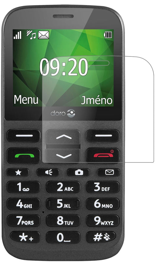 Matte Displayschutzfolie von dipos passend für Doro 1370, 9H kratzfest und blasenfrei montiert
