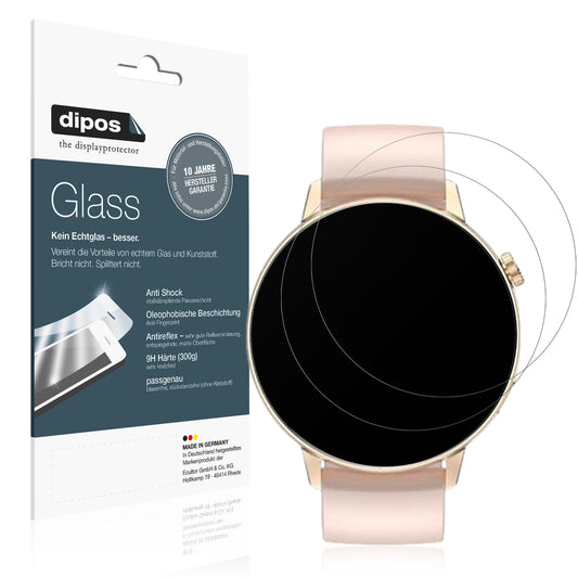 Matte Displayschutzfolie von dipos passend für Dremac DM5-B, 9H kratzfest und blasenfrei montiert