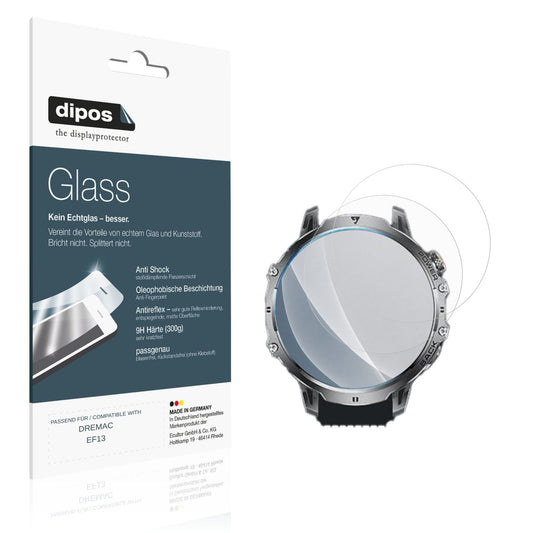 Matte Displayschutzfolie von dipos passend für DREMAC EF13, 9H kratzfest und blasenfrei montiert