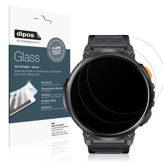 Matte Displayschutzfolie von dipos passend für Dremac FV6-A 1.85 Zoll, 9H kratzfest und blasenfrei montiert