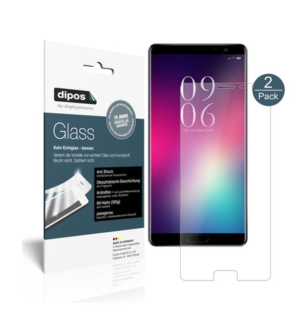 Matte Displayschutzfolie von dipos passend für Elephone C9, 9H kratzfest und blasenfrei montiert