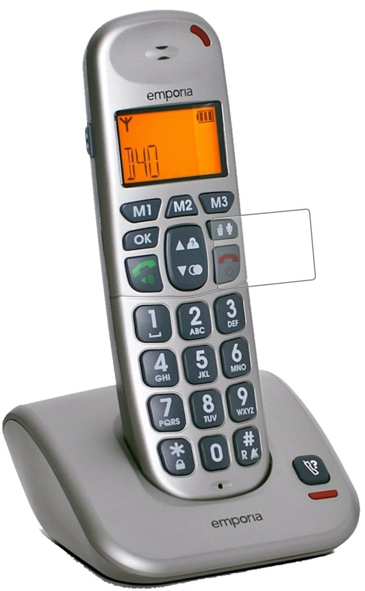 Matte Displayschutzfolie von dipos passend für Emporia D40 ABB, 9H kratzfest und blasenfrei montiert