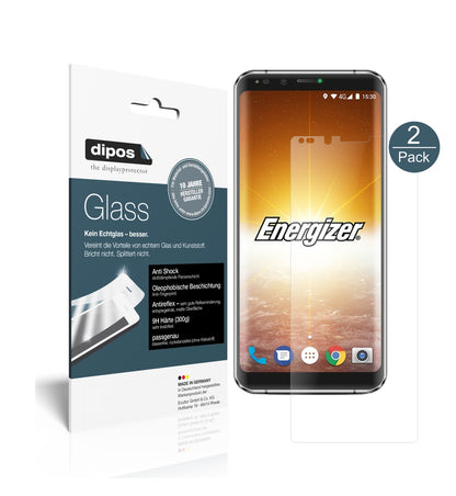 Matte Displayschutzfolie von dipos passend für Energizer Powermax P600S, 9H kratzfest und blasenfrei montiert
