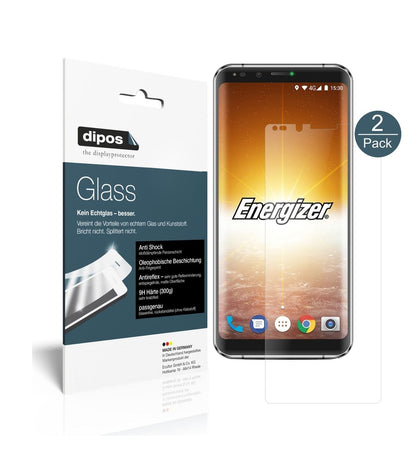 Matte Displayschutzfolie von dipos passend für Energizer Powermax P600S, 9H kratzfest und blasenfrei montiert
