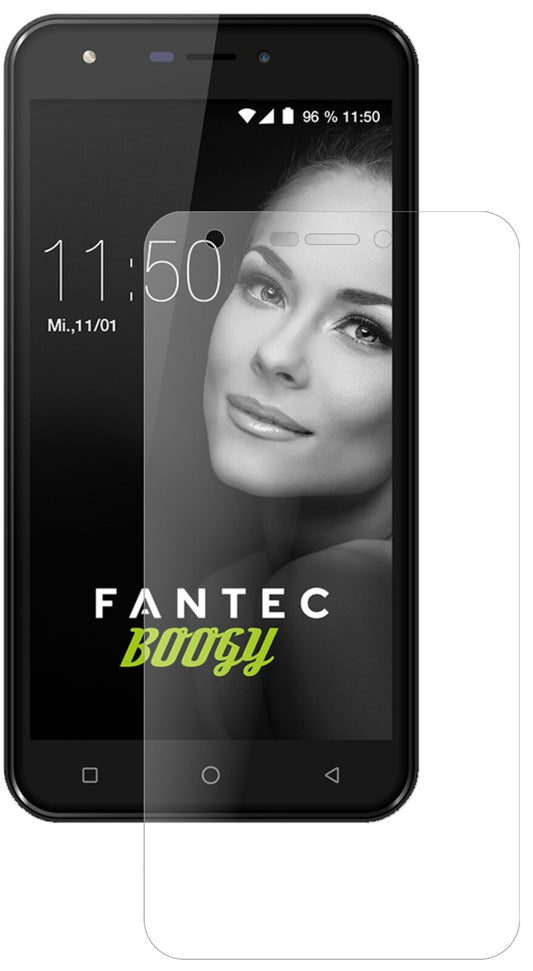 Matte Displayschutzfolie von dipos passend für Fantec Boogy, 9H kratzfest und blasenfrei montiert