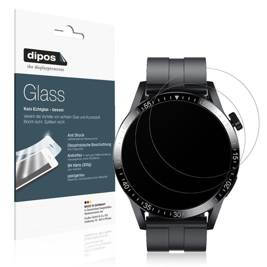 Matte Displayschutzfolie von dipos passend für Fireboltt Talk Pro, 9H kratzfest und blasenfrei montiert