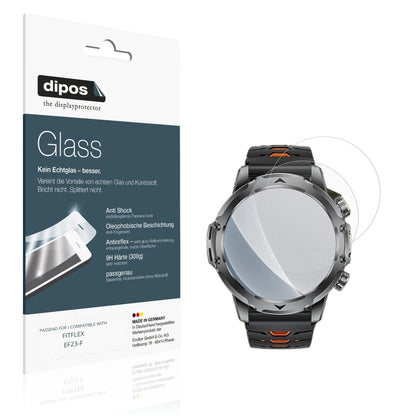 Matte Displayschutzfolie von dipos passend für FITFLEX EF23-F, 9H kratzfest und blasenfrei montiert