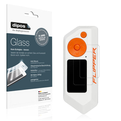 Matte Displayschutzfolie von dipos passend für Flipper Zero FZ.1, 9H kratzfest und blasenfrei montiert