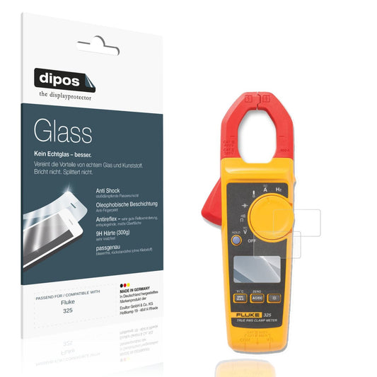 Matte Displayschutzfolie von dipos passend für Fluke 325, 9H kratzfest und blasenfrei montiert