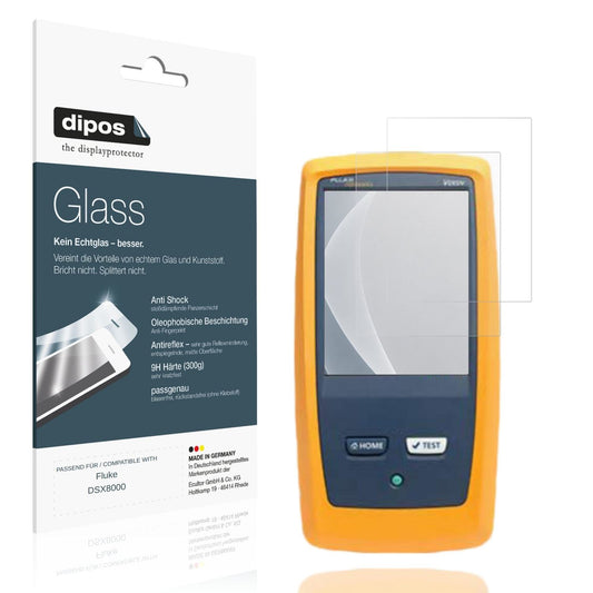 Matte Displayschutzfolie von dipos passend für Fluke DSX8000, 9H kratzfest und blasenfrei montiert