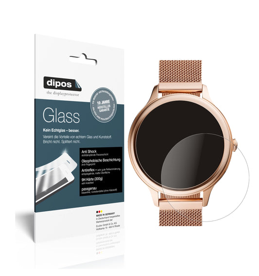 Matte Displayschutzfolie von dipos passend für Fossil Gen 5E (42mm), 9H kratzfest und blasenfrei montiert