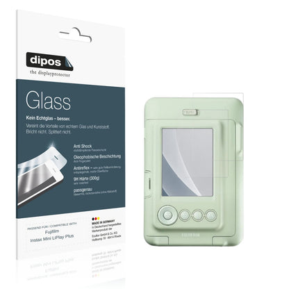 Matte Displayschutzfolie von dipos passend für Fujifilm Instax Mini LiPlay Plus, 9H kratzfest und blasenfrei montiert