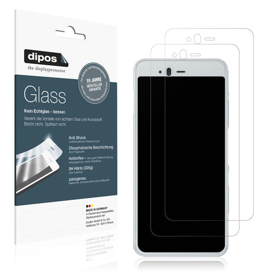 Matte Displayschutzfolie von dipos passend für Fujitsu Arrows Be F-04K, 9H kratzfest und blasenfrei montiert