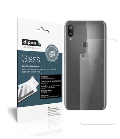 Matte Displayschutzfolie von dipos passend für Gigaset GS190 Rückseite, 9H kratzfest und blasenfrei montiert