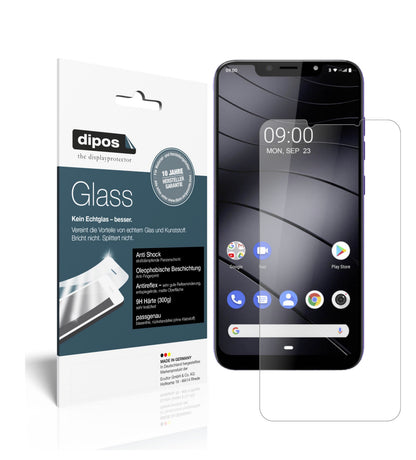 Matte Displayschutzfolie von dipos passend für Gigaset GS195 LS, 9H kratzfest und blasenfrei montiert
