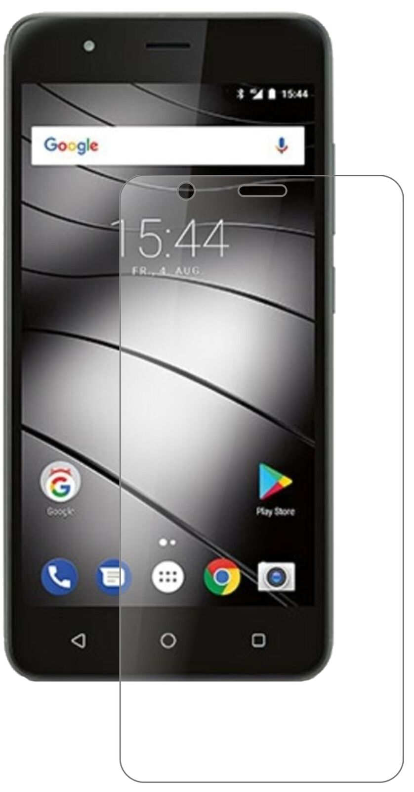 Matte Displayschutzfolie von dipos passend für Gigaset GS270 Plus, 9H kratzfest und blasenfrei montiert