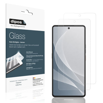 Matte Displayschutzfolie von dipos passend für Gigaset GS6 Pro, 9H kratzfest und blasenfrei montiert