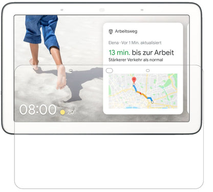 Matte Displayschutzfolie von dipos passend für Google Nest Hub, 9H kratzfest und blasenfrei montiert