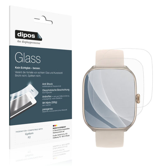 Matte Displayschutzfolie von dipos passend für Gydom F2, 9H kratzfest und blasenfrei montiert