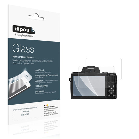 Matte Displayschutzfolie von dipos passend für H-Bocam HB-W05, 9H kratzfest und blasenfrei montiert