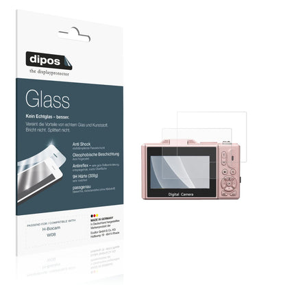Matte Displayschutzfolie von dipos passend für H-Bocam W08, 9H kratzfest und blasenfrei montiert