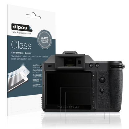 Matte Displayschutzfolie von dipos passend für Hasselblad X2D II, 9H kratzfest und blasenfrei montiert