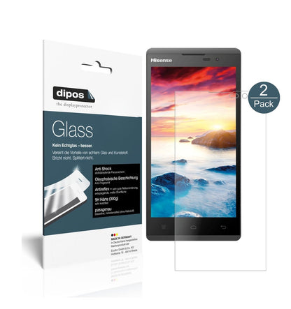 Matte Displayschutzfolie von dipos passend für Hisense Sero 5 L691, 9H kratzfest und blasenfrei montiert