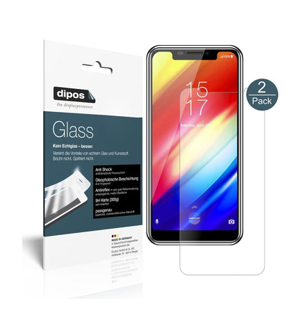 Matte Displayschutzfolie von dipos passend für HomTom H10, 9H kratzfest und blasenfrei montiert