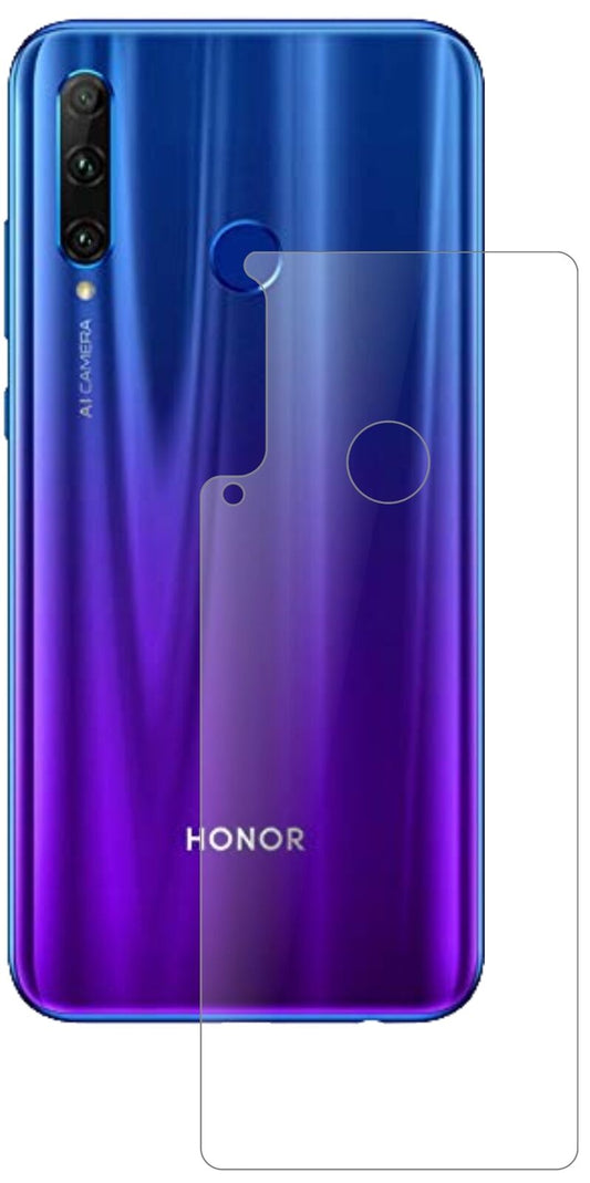 Matte Displayschutzfolie von dipos passend für Honor 20 lite Rückseite, 9H kratzfest und blasenfrei montiert