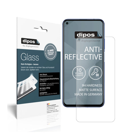 Matte Displayschutzfolie von dipos passend für Honor 20 Pro, 9H kratzfest und blasenfrei montiert