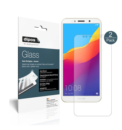 Matte Displayschutzfolie von dipos passend für Honor 7A, 9H kratzfest und blasenfrei montiert