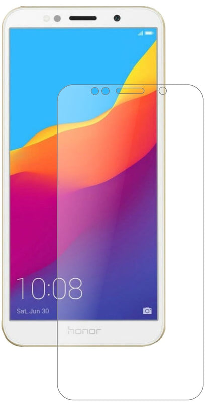 Matte Displayschutzfolie von dipos passend für Honor 7A, 9H kratzfest und blasenfrei montiert