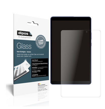 Matte Displayschutzfolie von dipos passend für Honor Tablet X7 8 Zoll, 9H kratzfest und blasenfrei montiert