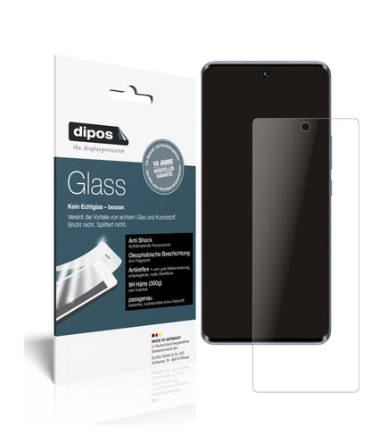 Matte Displayschutzfolie von dipos passend für Honor V40 Lite, 9H kratzfest und blasenfrei montiert