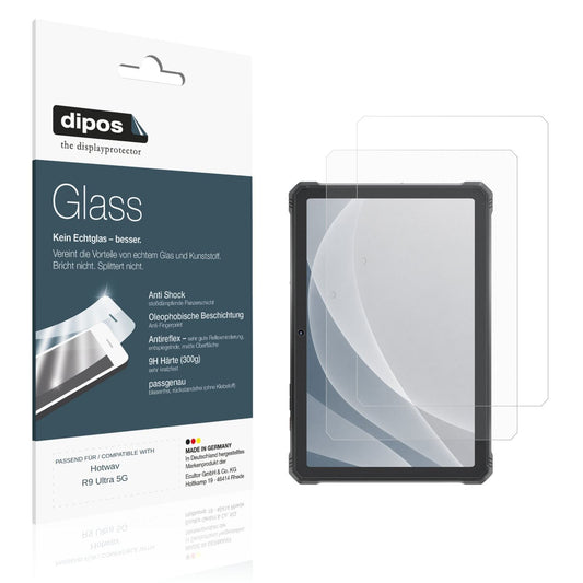 Matte Displayschutzfolie von dipos passend für Hotwav R9 Ultra 5G, 9H kratzfest und blasenfrei montiert