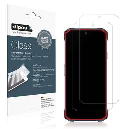 Matte Displayschutzfolie von dipos passend für Hotwav T7, 9H kratzfest und blasenfrei montiert