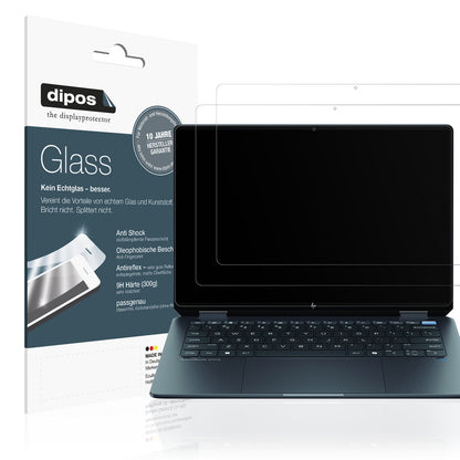 Matte Displayschutzfolie von dipos passend für HP OmniBook Ultra Flip 14, 9H kratzfest und blasenfrei montiert
