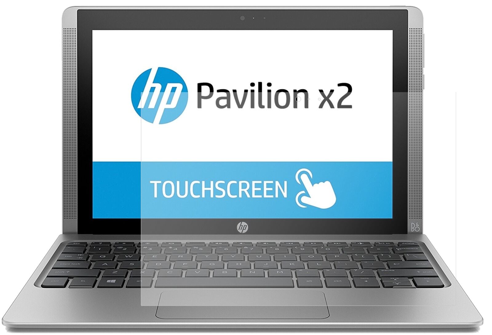 Matte Displayschutzfolie von dipos passend für HP Pavilion x2 10,1 Zoll, 9H kratzfest und blasenfrei montiert
