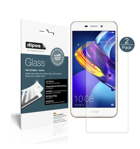 Matte Displayschutzfolie von dipos passend für Huawei Honor 6C Pro, 9H kratzfest und blasenfrei montiert