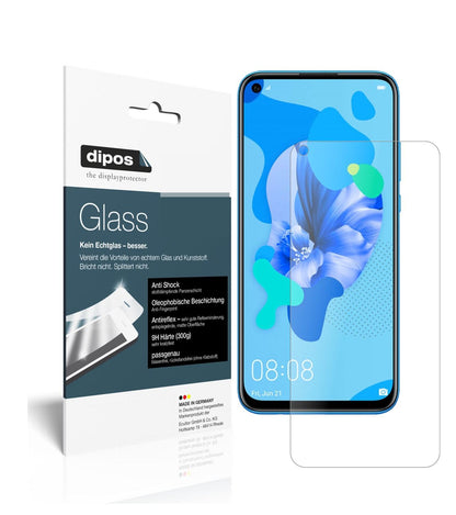 Matte Displayschutzfolie von dipos passend für Huawei nova 5i, 9H kratzfest und blasenfrei montiert
