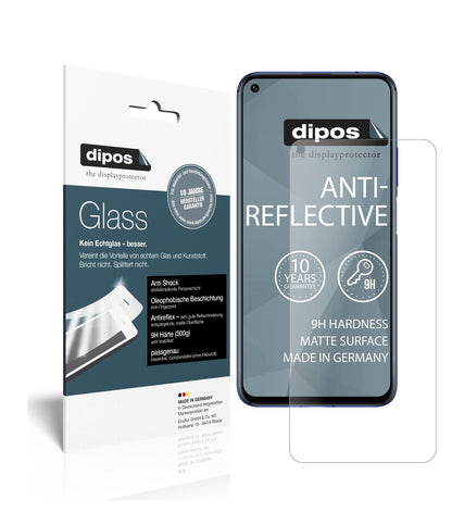 Matte Displayschutzfolie von dipos passend für Huawei Nova 5T, 9H kratzfest und blasenfrei montiert