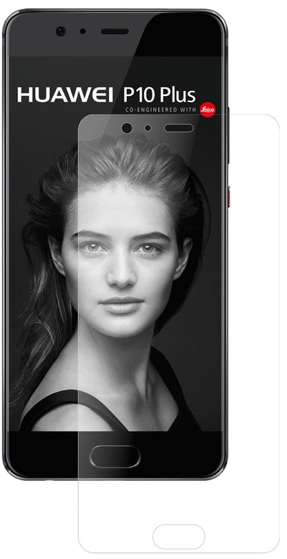 Matte Displayschutzfolie von dipos passend für Huawei P10 Plus, 9H kratzfest und blasenfrei montiert