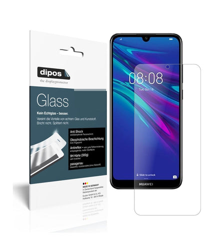 Matte Displayschutzfolie von dipos passend für Huawei Y6 (2019), 9H kratzfest und blasenfrei montiert