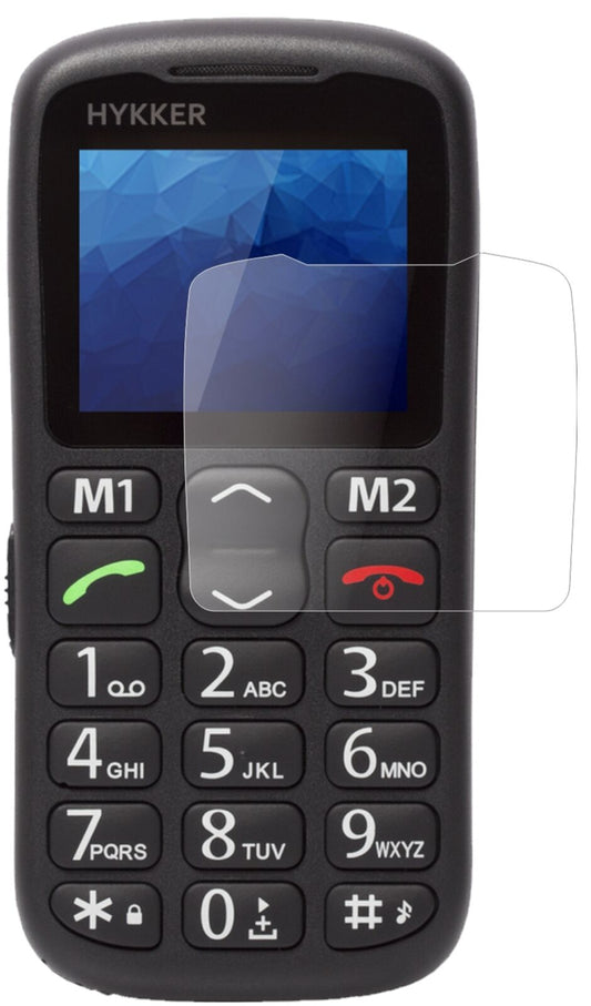 Matte Displayschutzfolie von dipos passend für Hykker Halo, 9H kratzfest und blasenfrei montiert